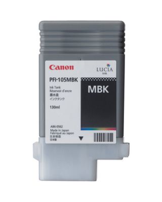 Cartucho tinta negro mate Canon PFI-105MBK 130ml.