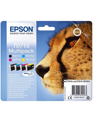 Multipack tinta color + negro Epson T0715