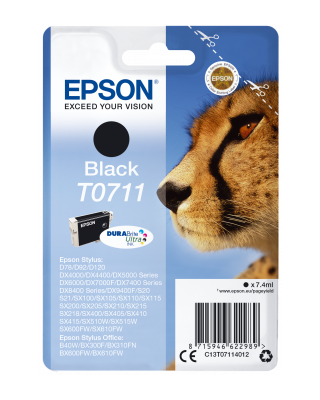 Cartuchos tinta negro Epson T0711
