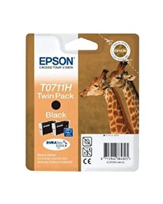 Pack 2 cartuchos tinta negro Epson T0711 x 2