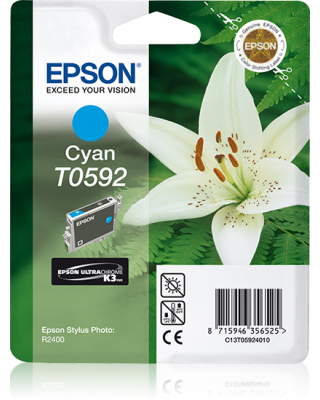 Cartucho tinta cian Epson Stylus R2400 T0592