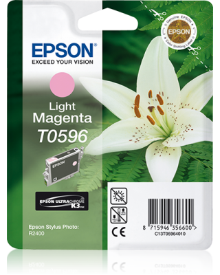 Cartucho tinta magenta claro Epson Stylus R2400 T0596