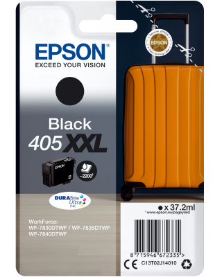 Cartucho tinta Epson 405XXL DURABrite Ultra Negro