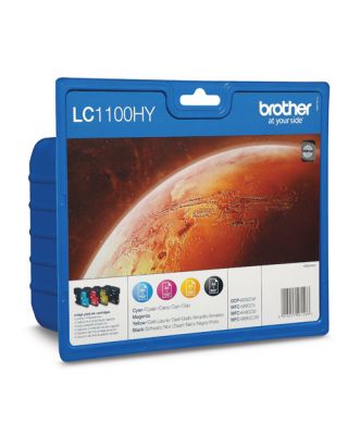 Multipack color + negro alta capacidad Brother LC-1100