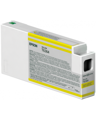 Cartucho tinta amarillo Epson T6364 700ml.